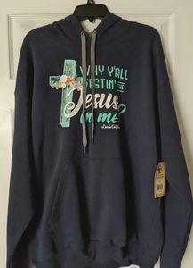 Lincoln Outfitters Testing the Jesus in me Hoodie